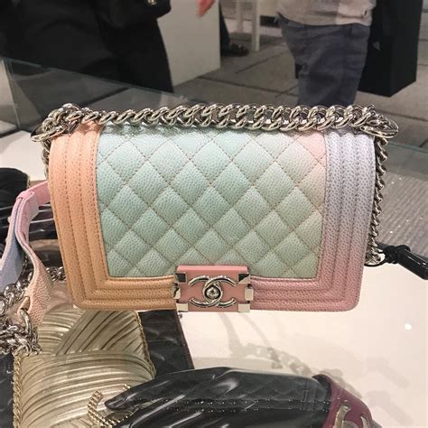 rainbow chanel bag|chanel boy bag with handle.